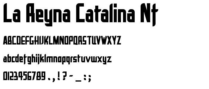 La Reyna Catalina NF font